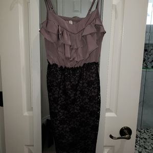 Xhileration Satin and Lace Dress Size S